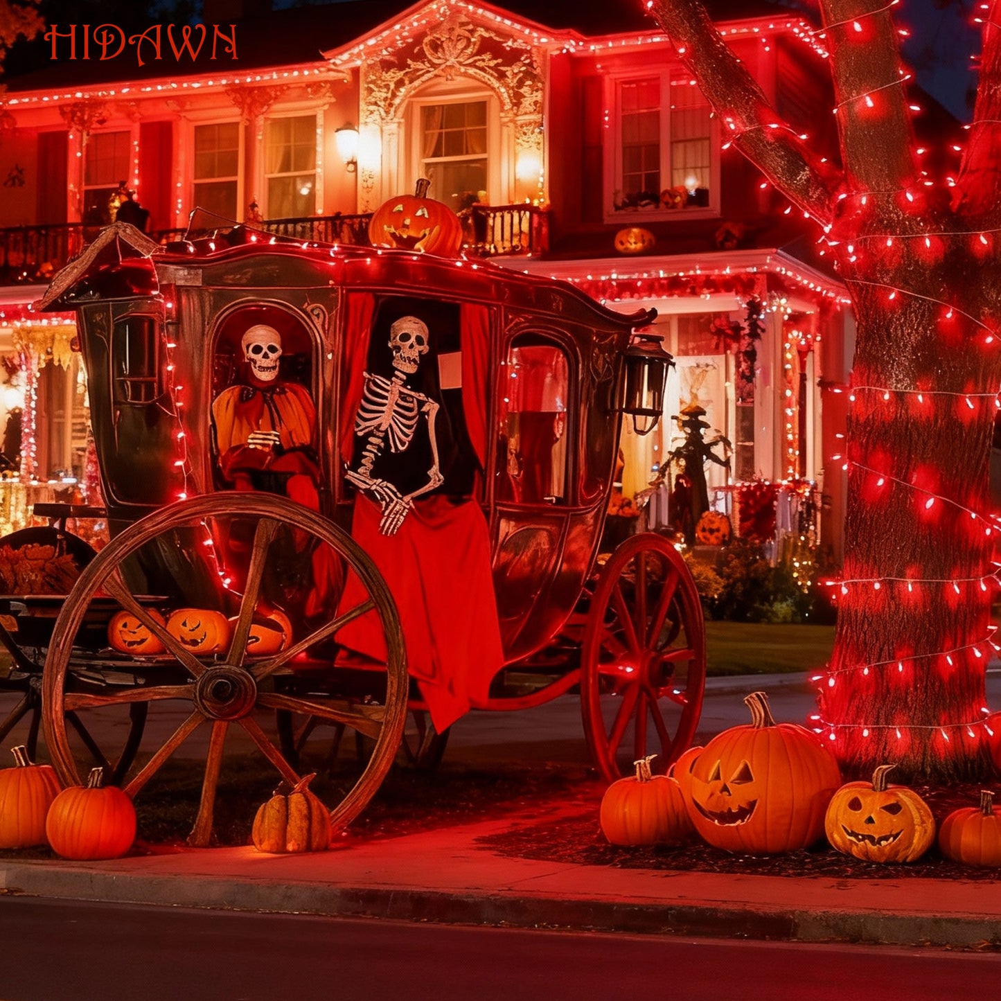 HIDAWN Red Fairy Lights Battery Operated, 33Feet 100 LEDs Mini Battery Powered String Lights, Waterproof Lights Mason Jar Lights for Home Wedding Christmas Decoration ﻿